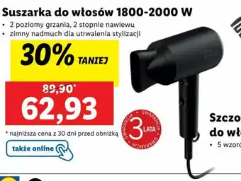 Lidl Suszarka do włosów 1800-2000 W oferta