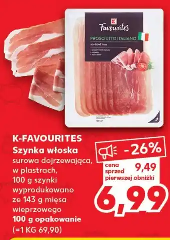 Kaufland Prosciutto k-favourites oferta