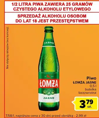 Carrefour Express Piwo łomża oferta