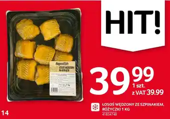 Selgros ŁOSOŚ WĘDZONY ZE SZPINAKIEM, RÓŻYCZKI 1 KG oferta