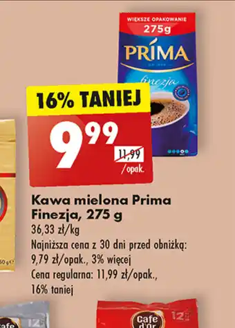 Biedronka Kawa mielona Prima Finezja, 275 g oferta