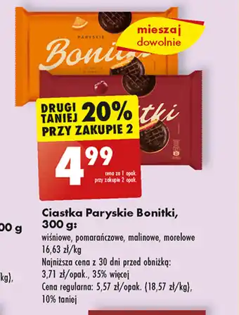 Biedronka Ciastka Paryskie Bonitki, 300 g oferta