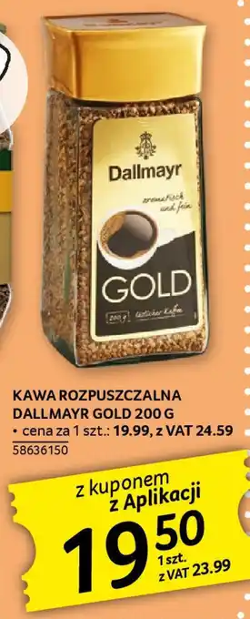 Selgros KAWA ROZPUSZCZALNA DALLMAYR GOLD 200 G oferta