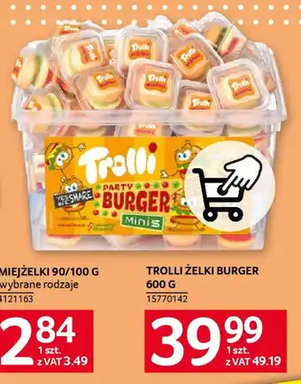 Selgros TROLLI ŻELKI BURGER 600 G oferta