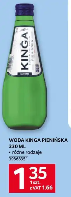 Selgros WODA KINGA PIENIŃSKA 330 ML oferta