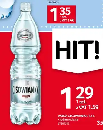 Selgros WODA CISOWIANKA 1,5 L oferta