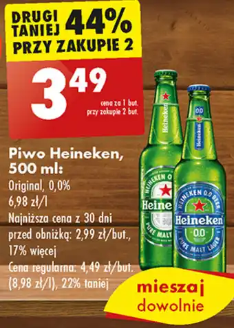 Biedronka Piwo Heineken, 500 ml oferta