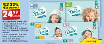 Biedronka Pieluchy Dada Extra Soft oferta