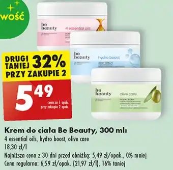 Biedronka Krem do ciała Be Beauty, 300 ml oferta
