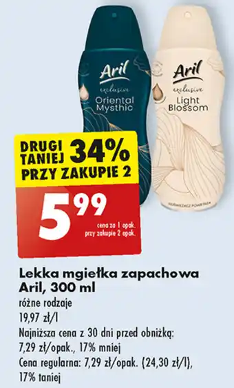 Biedronka Lekka mgiełka zapachowa Aril, 300 ml oferta