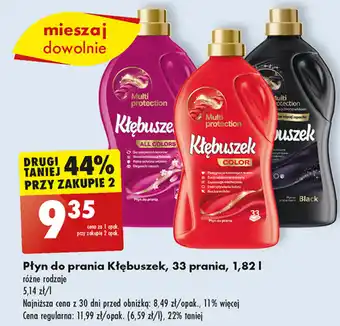 Biedronka Płyn do prania Kłębuszek, 33 prania, 1,82 L oferta