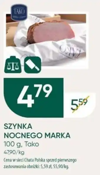 Chata Polska SZYNKA NOCNEGO MARKA 100 g oferta