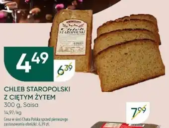 Chata Polska CHLEB STAROPOLSKI Z CIĘTYM ŻYTEM oferta