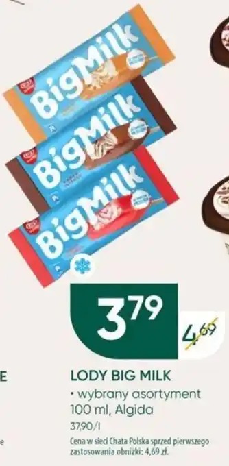 Chata Polska LODY BIG MILK oferta