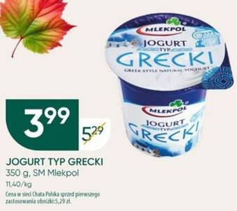 Chata Polska JOGURT TYP GRECKI 350 g oferta
