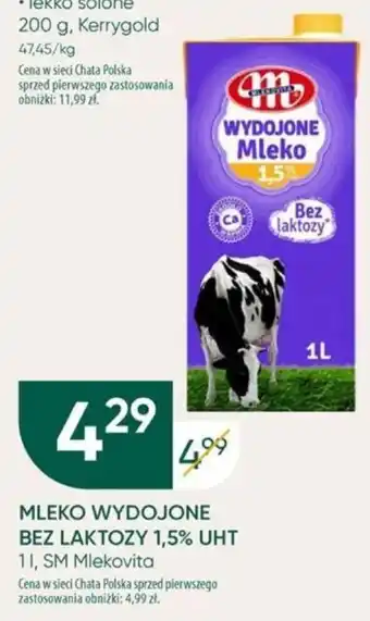 Chata Polska MLEKO WYDOJONE BEZ LAKTOZY 1,5% UHT 1 L oferta