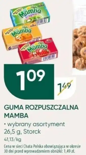 Chata Polska GUMA ROZPUSZCZALNA MAMBA oferta