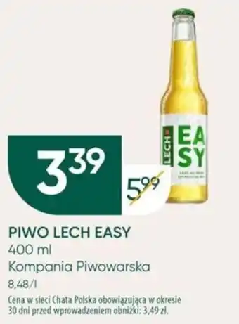 Chata Polska PIWO LECH EASY 400 ml oferta