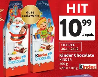 Intermarche Kinder CHOCOLATE KINDER 200g oferta