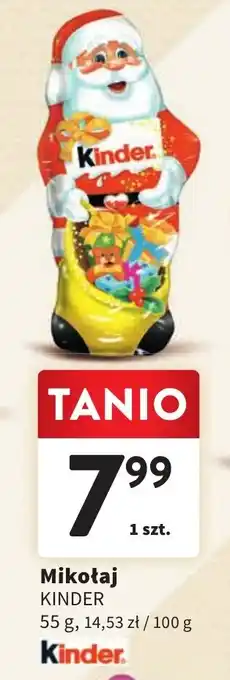 Intermarche Mikołaj KINDER 55g oferta