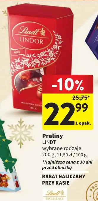 Intermarche Praliny LINDT 200g oferta