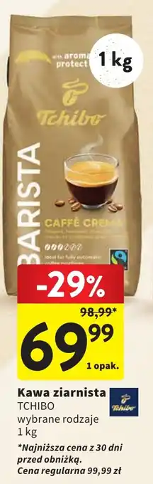 Intermarche Kawa ziarnista TCHIBO 1kg oferta