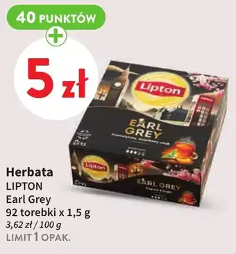 Intermarche Herbata LIPTON Earl Grey 92 torebki x 1,5 g oferta
