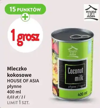 Intermarche Mleczko kokosowe HOUSE OF ASIA 400ml oferta