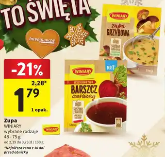Intermarche Zupa WINIARY 48-75 g oferta