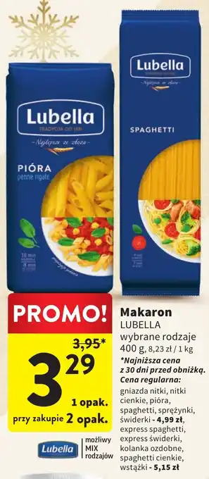 Intermarche Makaron LUBELLA 400g oferta