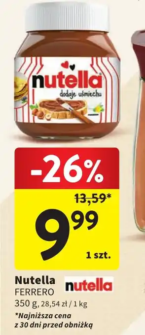 Intermarche Nutella FERRERO 350g oferta