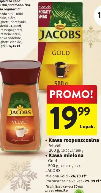Intermarche Kawa rozpuszczalna Velvet 200g oferta