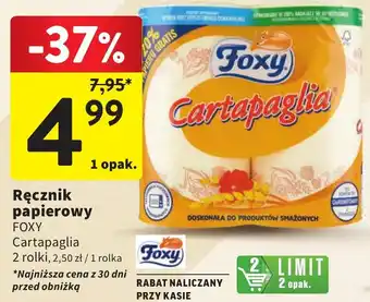 Intermarche Ręcznik papierowy FOXY 2 rolki oferta