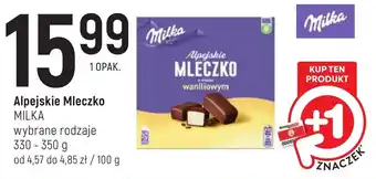 Intermarche Alpejskie Mleczko MILKA 330 - 350 g oferta
