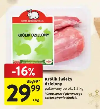 Intermarche Królik świeży dzielony 1kg oferta