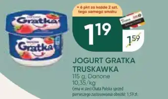 Chata Polska JOGURT GRATKA TRUSKAWKA 115 g oferta