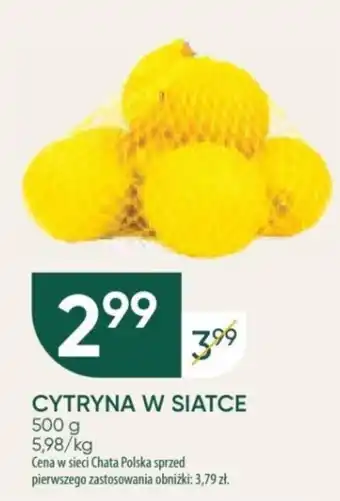 Chata Polska CYTRYNA W SIATCE 500 g oferta