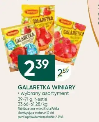 Chata Polska GALARETKA WINIARY 39-71 g oferta