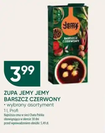 Chata Polska ZUPA JEMY JEMY BARSZCZ CZERWONY 1 l oferta