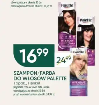 Chata Polska SZAMPON/FARBA DO WŁOSÓW PALETTE oferta