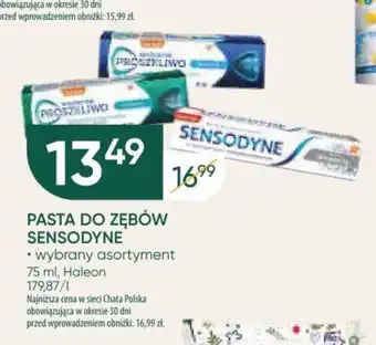 Chata Polska PASTA DO ZĘBÓW SENSODYNE oferta