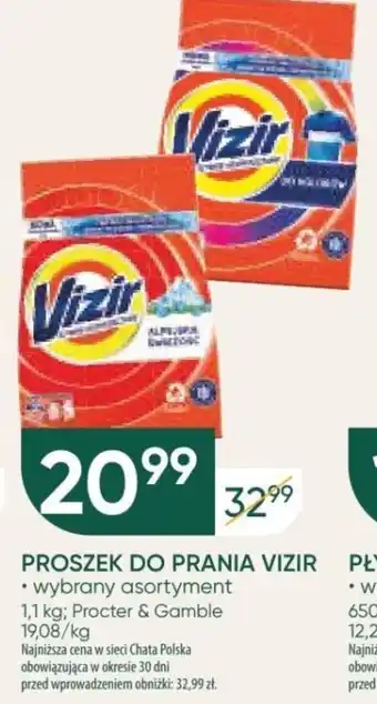 Chata Polska PROSZEK DO PRANIA VIZIR 1,1 kg oferta