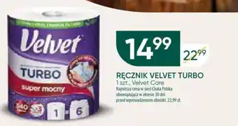 Chata Polska RĘCZNIK VELVET TURBO oferta