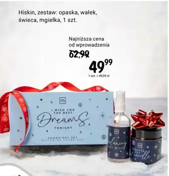 Rossmann Hiskin, zestaw: opaska, wałek, świeca, mgiełka, 1 szt. oferta