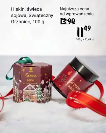 Hiskin, świeca sojowa, Świąteczny Grzaniec, 100 g