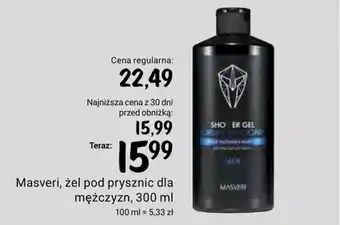 Rossmann Masveri, żel pod prysznic dla mężczyzn, 300 ml oferta