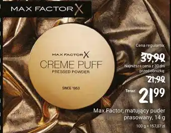Rossmann Max Factor, matujący puder prasowany, 14 g oferta