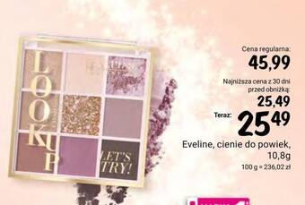 Rossmann Eveline, cienie do powiek, 10,8g oferta
