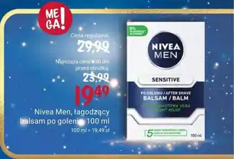 Rossmann Nivea Men, łagodzący balsam po goleniu 100 ml oferta