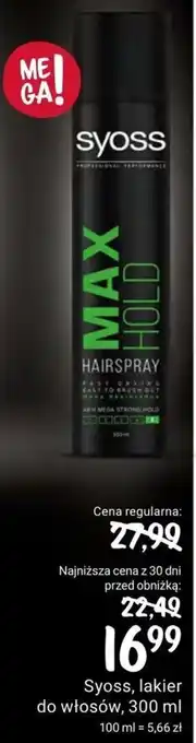 Rossmann Syoss, lakier do włosów, 300 ml oferta
